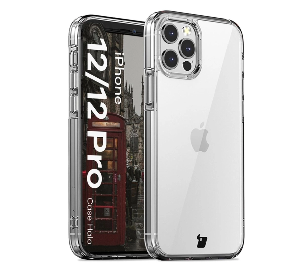 Bizon Etui Case Halo do iPhone 12 / 12 Pro, przezroczyste