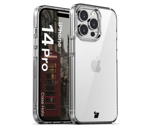 Bizon Etui Case Halo do iPhone 14 Pro, przezroczyste