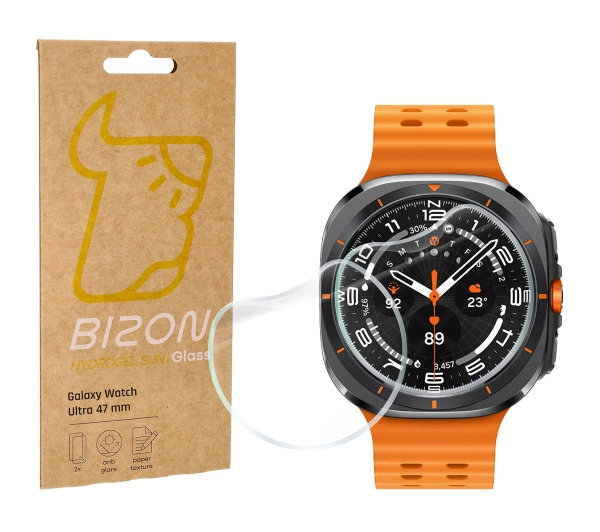 Bizon Folia matowa Glass Watch Hydrogel Sun do Galaxy Watch Ultra 47 mm, 2 sztuki