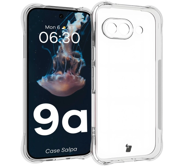 Bizon Elastyczne Salpa do Google Pixel 9a Przezroczysty