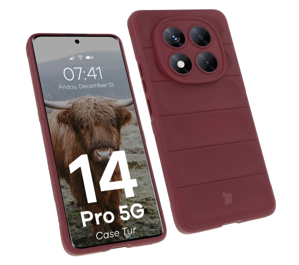 Bizon Tur do Xiaomi Redmi Note 14 Pro 5G / Poco X7 Ciemnofioletowy