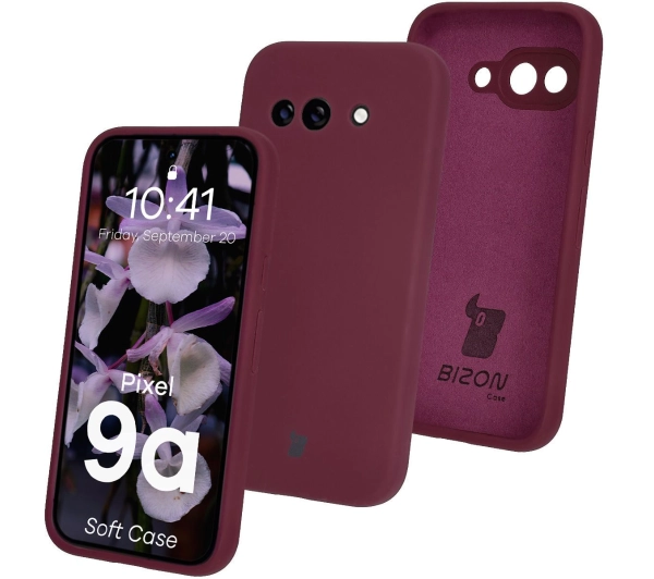 Bizon Silikonowe Soft do Google Pixel 9a Fioletowy