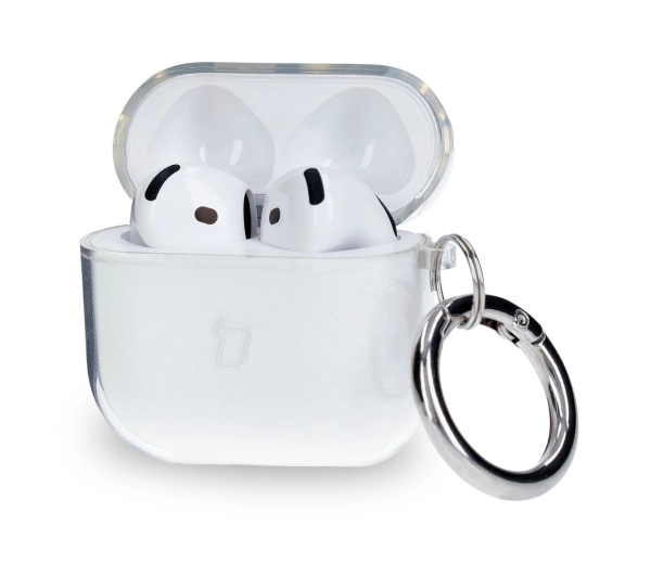 Bizon Case Headphone Clear do AirPods 4 Przeźroczysty