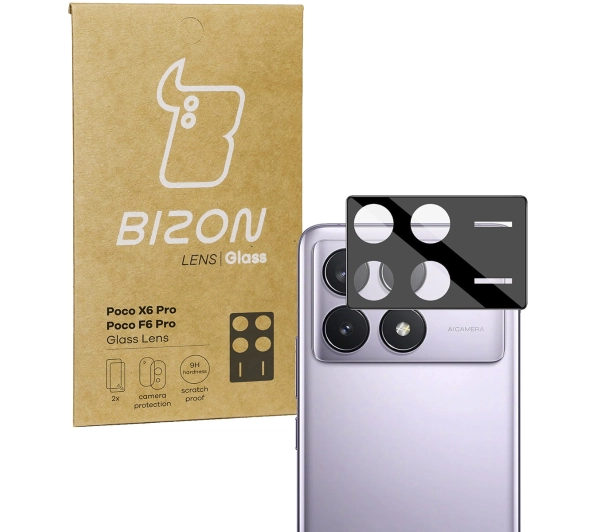 Bizon na aparat Lens do Xiaomi Poco X6 Pro/Poco F6 Pro 2 sztuki