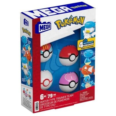 Klocki plastikowe MEGA Pokémon Drużyna Typu Wodnego JCT42
