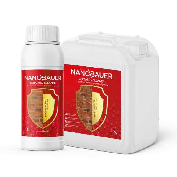 Czyszczenie ceramiki, płytek, klinkierów i dachów - NANOBAUER® CERAMICS CLEANER