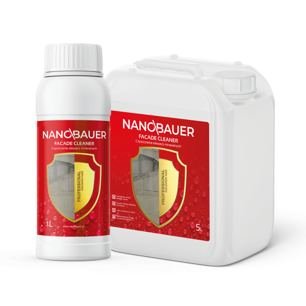 Środek do czyszczenia, pielęgnacji elewacji i fasad - NANOBAUER® FACADE CLEANER