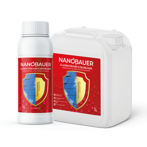 ODTŁUSZCZACZ DO SZKŁA (polecany przed powłoką Glass) - NANOBAUER® GLASS DEGREASER