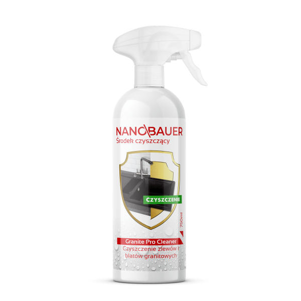 Środek czyszczący do blatów i zlewów kamiennych - NANOBAUER® GRANITE PRO CLEANER 750 ML