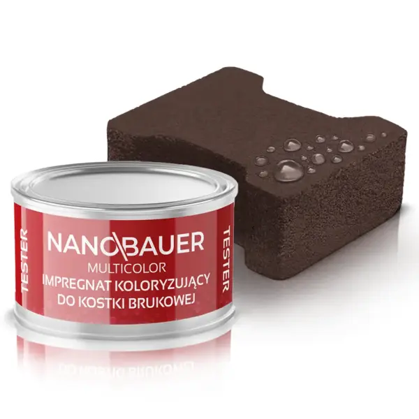 HYBRYDOWY IMPREGNAT KOLORYZUJĄCY DO KOSTEK BRUKOWYCH I BETONU - NANOBAUER® MULTICOLOR