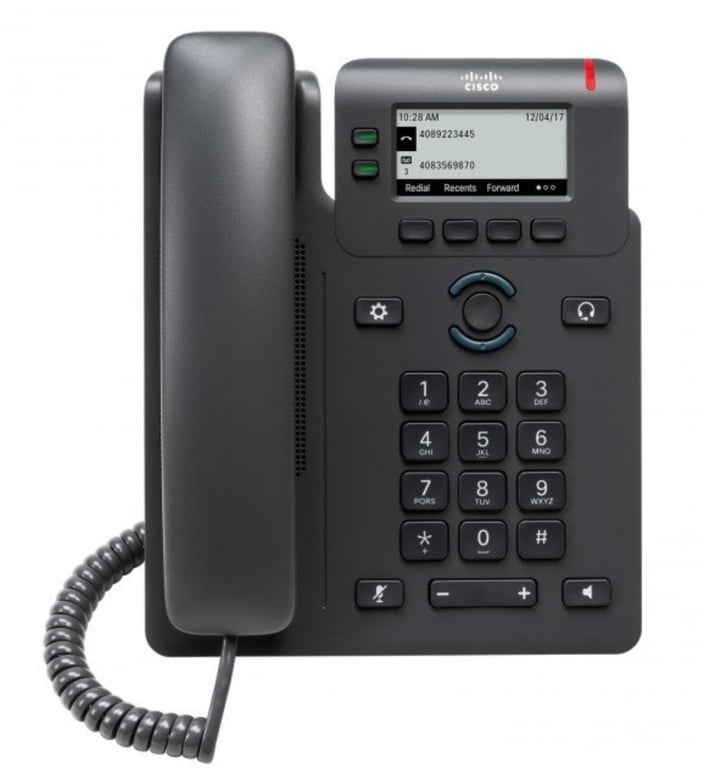 Cisco 6821 telefon VoIP Czarny 2 linii CP-6821-3PCC-K9=
