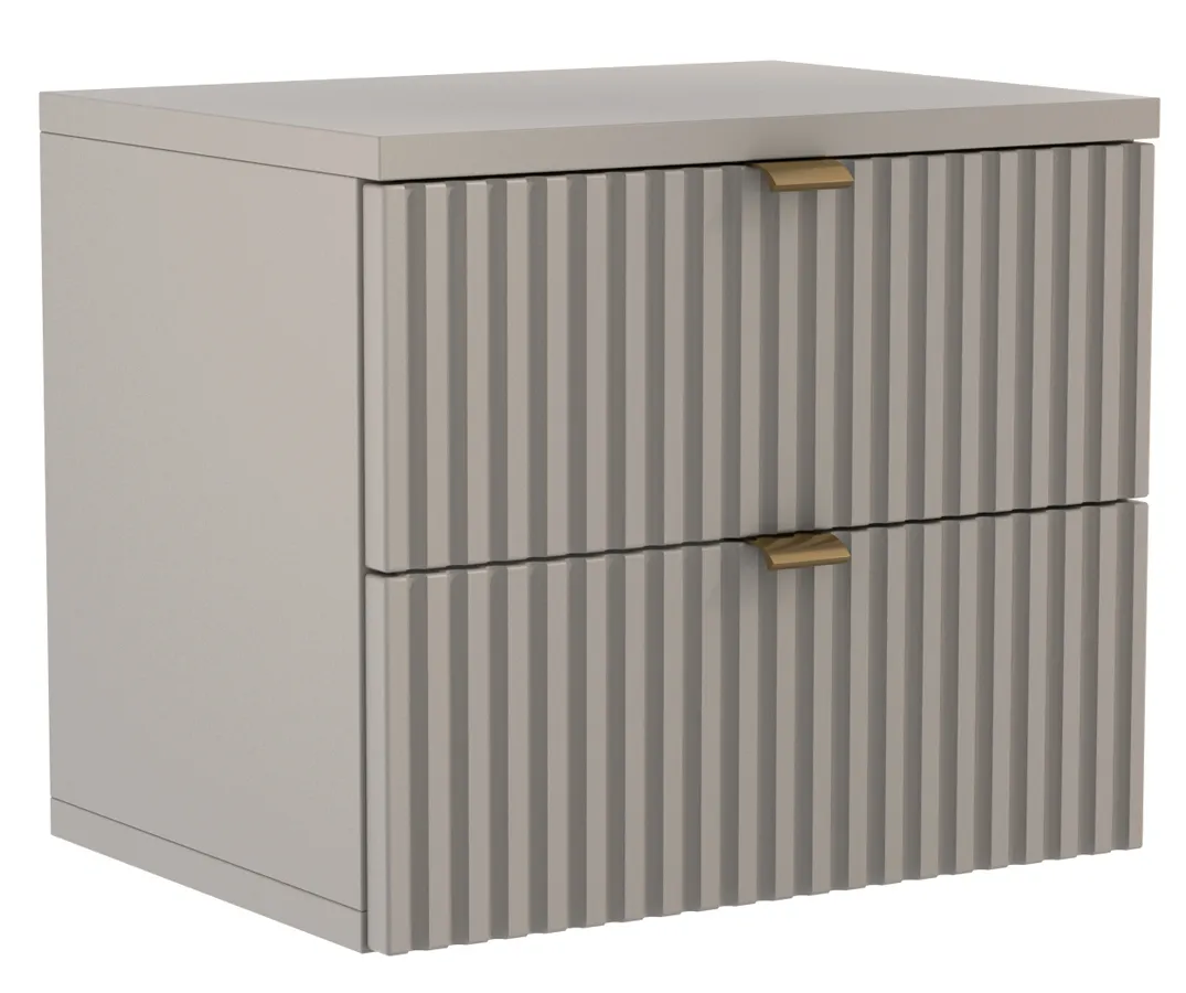 Wisząca szafka nocna beżowa A7-R35