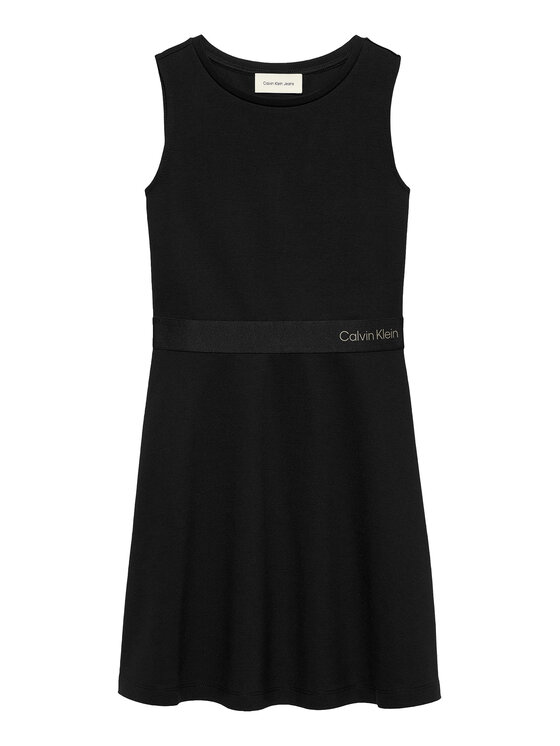 Calvin Klein Jeans Sukienka codzienna IG0IG02910 Czarny Regular Fit