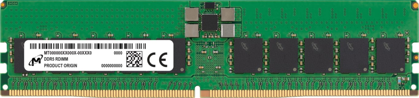 Micron MTC20F2085S1RC48BR moduł pamięci 32 GB 1 x 32 GB DDR5 4800 MHz Korekcja ECC