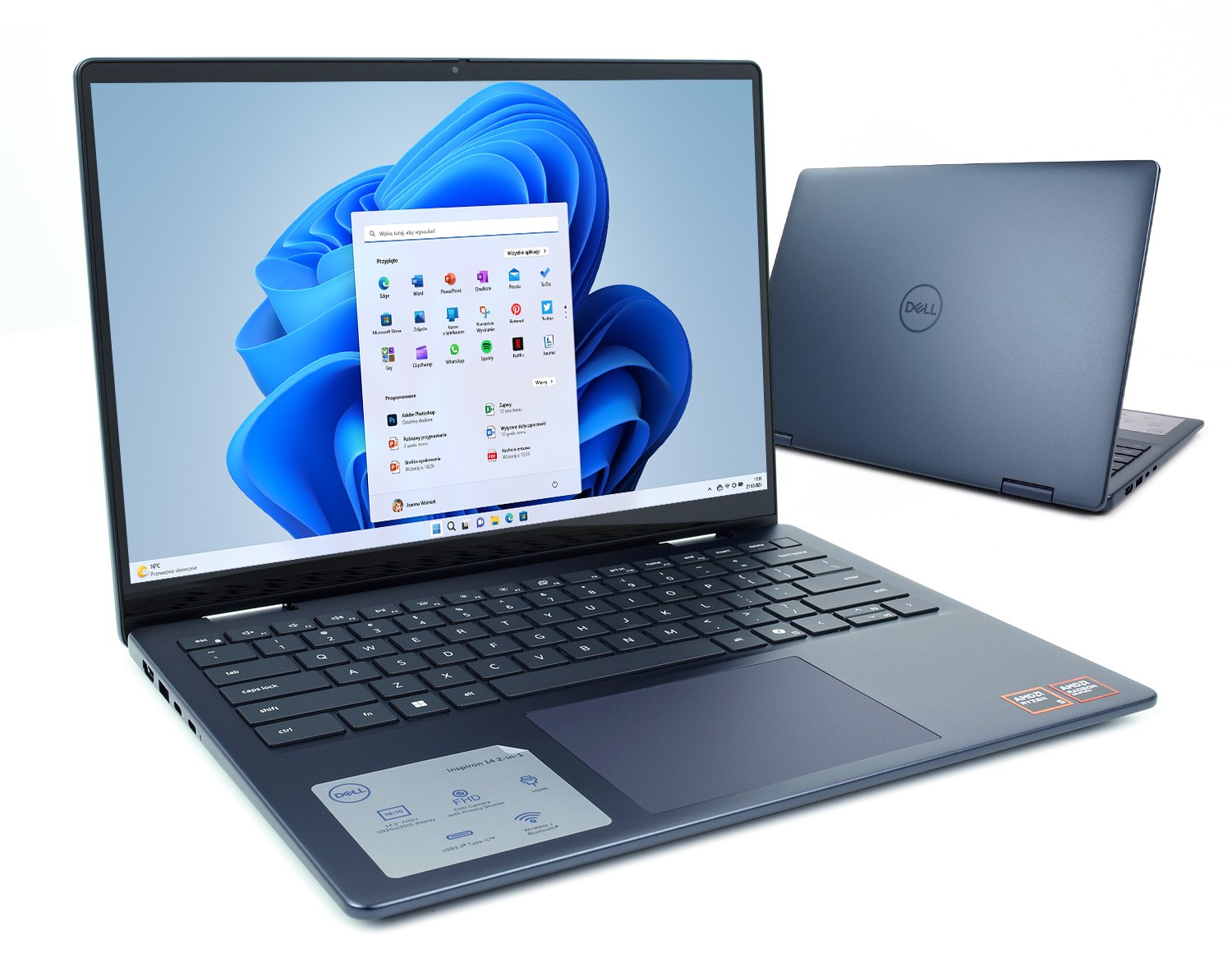 DELL Inspiron 7445 - 5 8640HS 14'' Dotyk 32GB 1TB Win11 7445-5333|_32GB_1000SSD