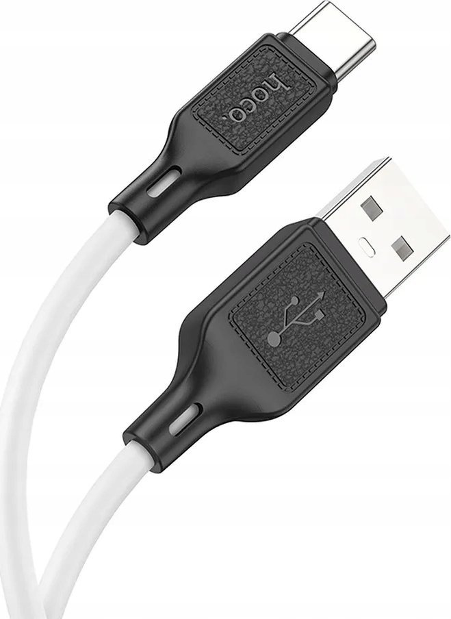 Kabel USB Hoco HOCO kabel USB A do Typ C 3A X90 1 m biały