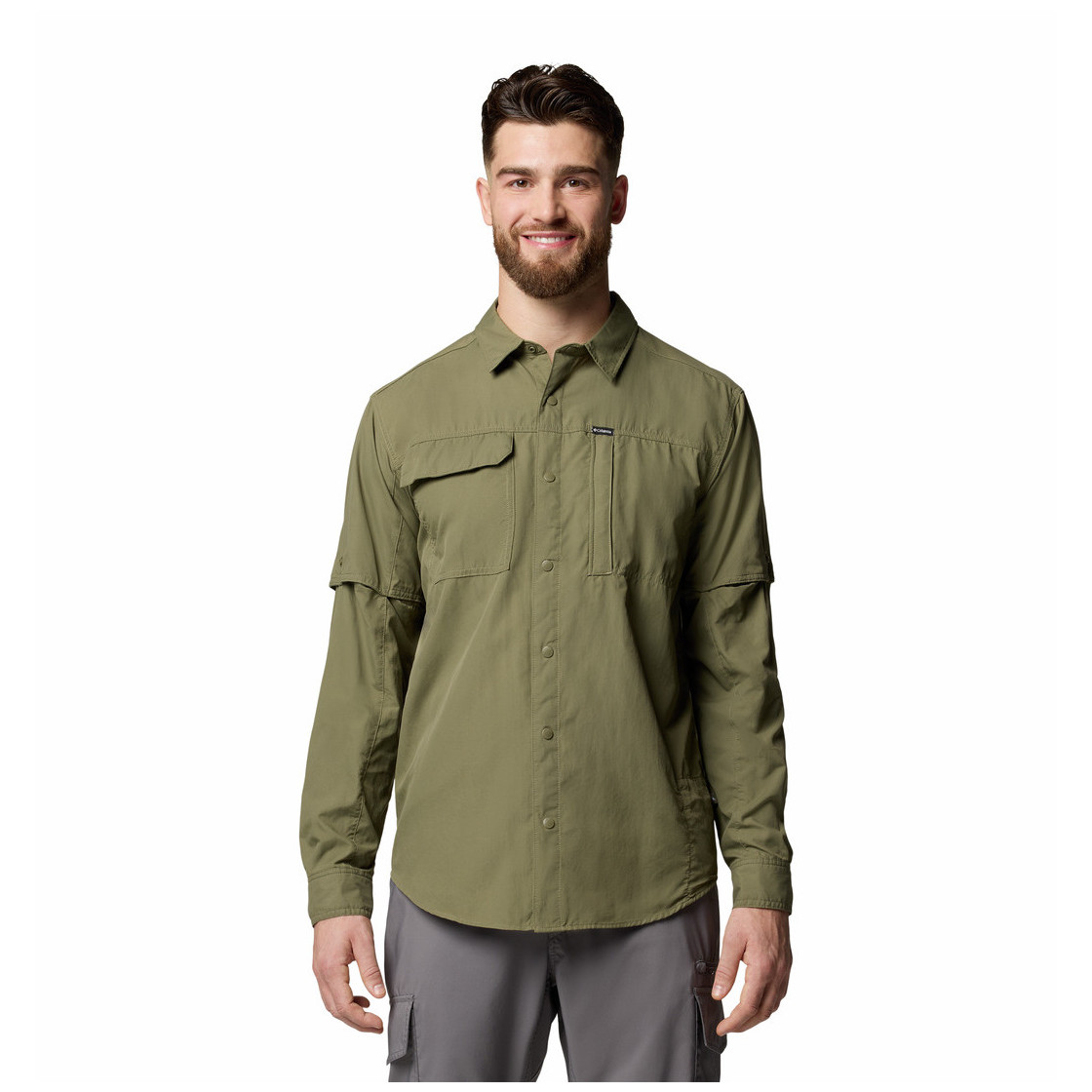 Koszulka męska Columbia Skien Valley™ Long Sleeve Shirt Rozmiar: XL / Kolor: beżowy