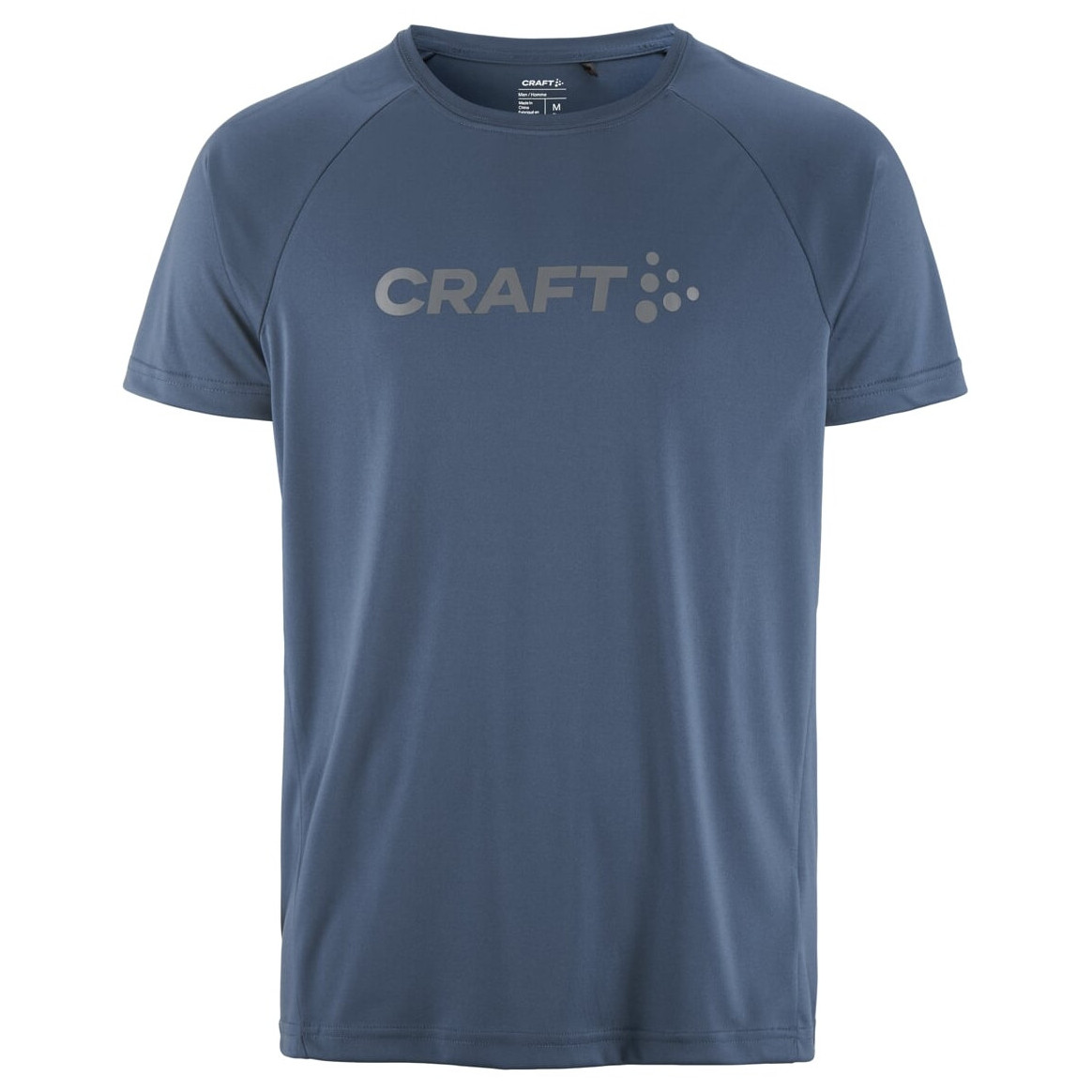 Koszulka męska Craft CORE Unify Logo Rozmiar: XL / Kolor: niebieski/ciemnoszary