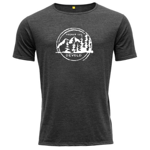 Koszulka męska Devold Orskog Merino 130 Tee Man Rozmiar: M / Kolor: szary