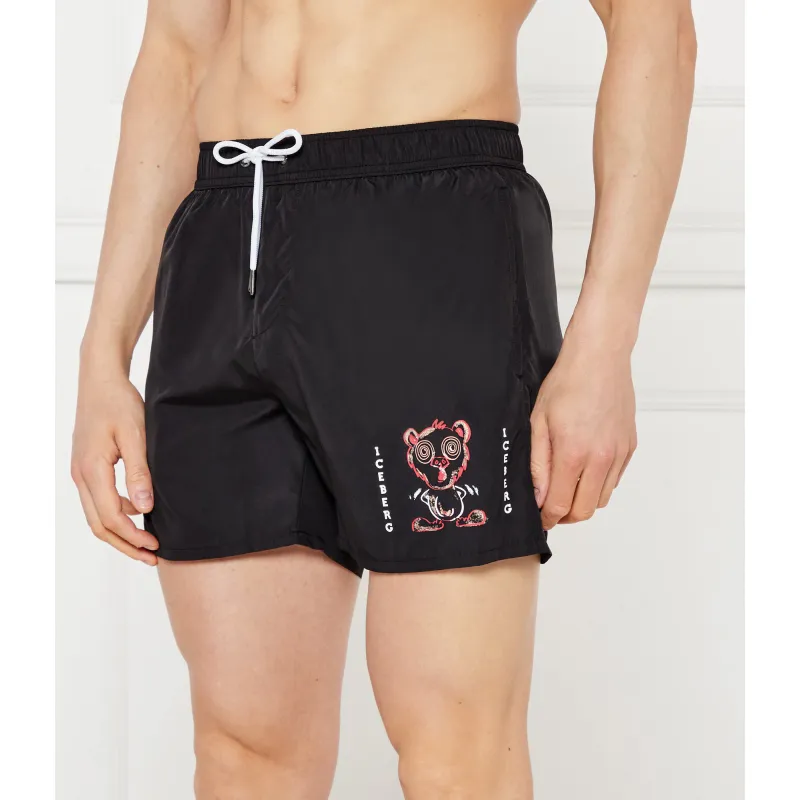 Iceberg Szorty kąpielowe Regular Fit