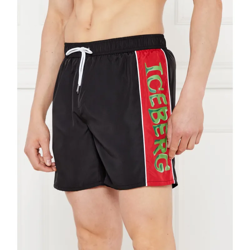 Iceberg Szorty kąpielowe Regular Fit