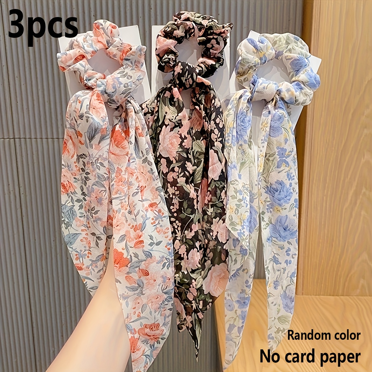 TEMU 3/4/5szt Wiosna/ kwiatowe akcesoria do włosów z kokardą - Eleganckie kokardy do włosów dla kobiet, lekki i oddychający materiał, idealne na