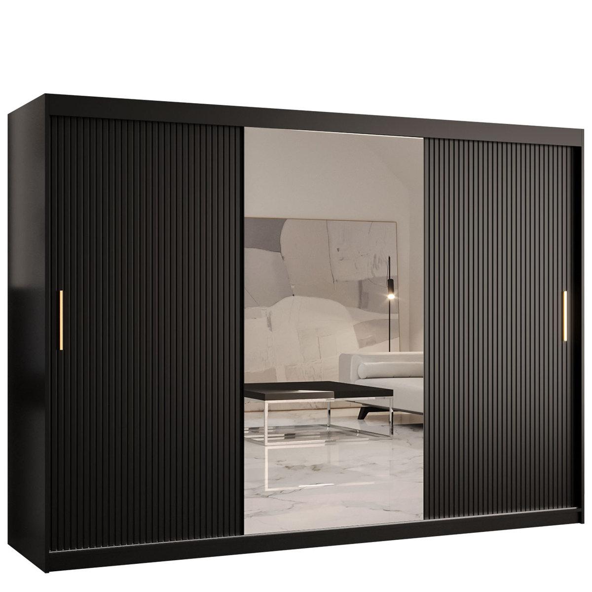 Szafa Riflo Slim 2 250, Czarny