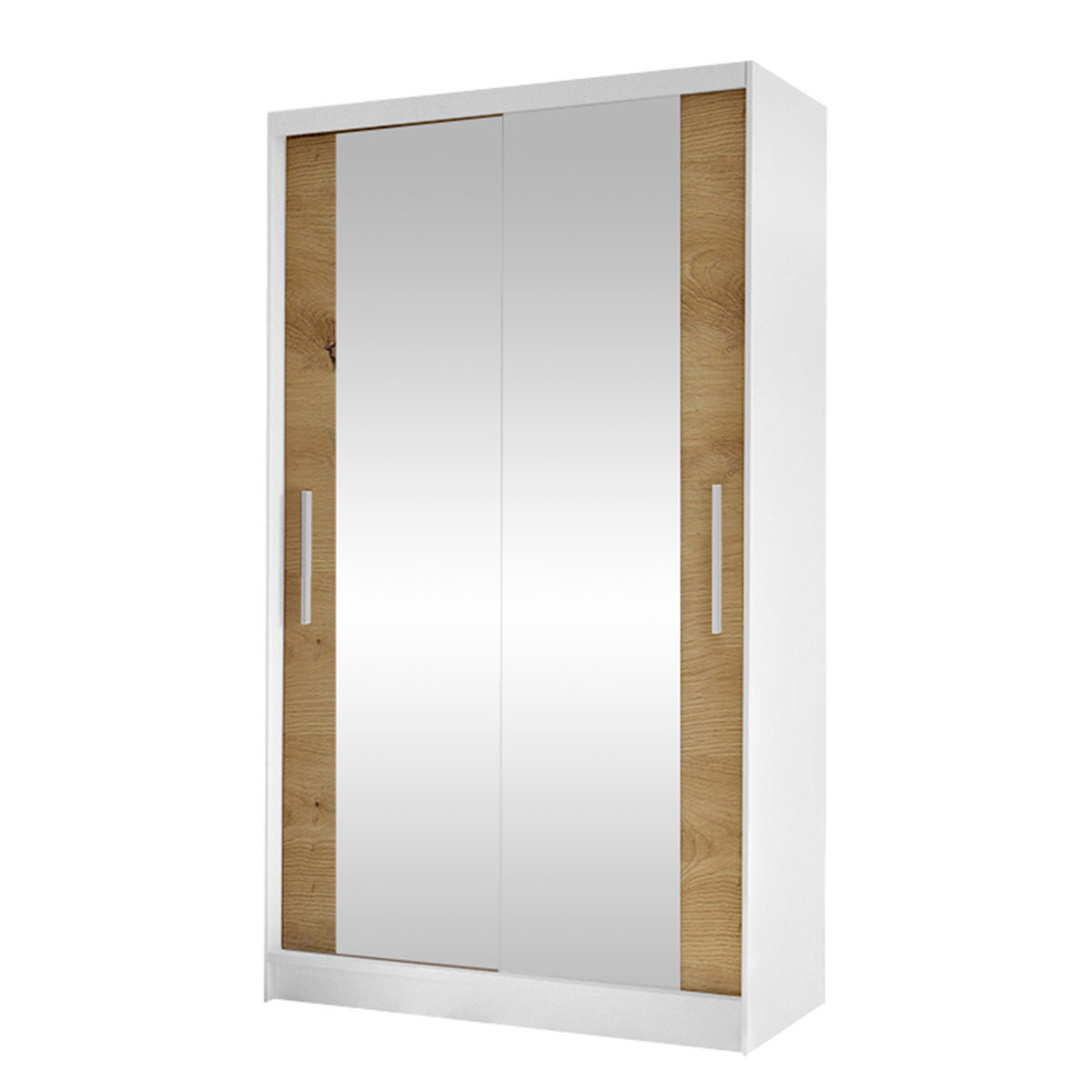 Szafa z drzwiami przesuwnymi Costa VII, Biały / Dąb Artisan
