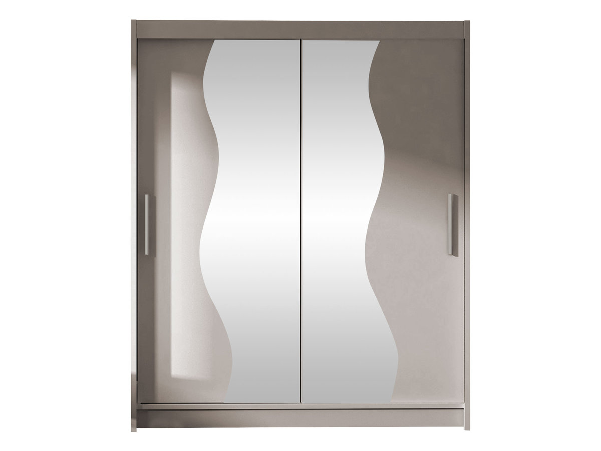 Szafa z drzwiami przesuwnymi Westa S, Kaszmir / Lustro
