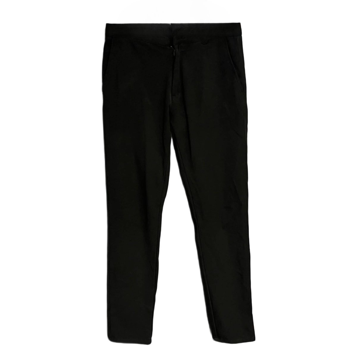 Tailored Spodnie Męskie Eleganckie Gładkie Stylowe Czarne W32 L32