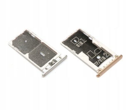 Szufladka Sim Xiaomi Redmi Note 3 Srebrna