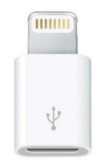 Adapter Micro Usb Lightning Iphone 5 6 7 Se Plus