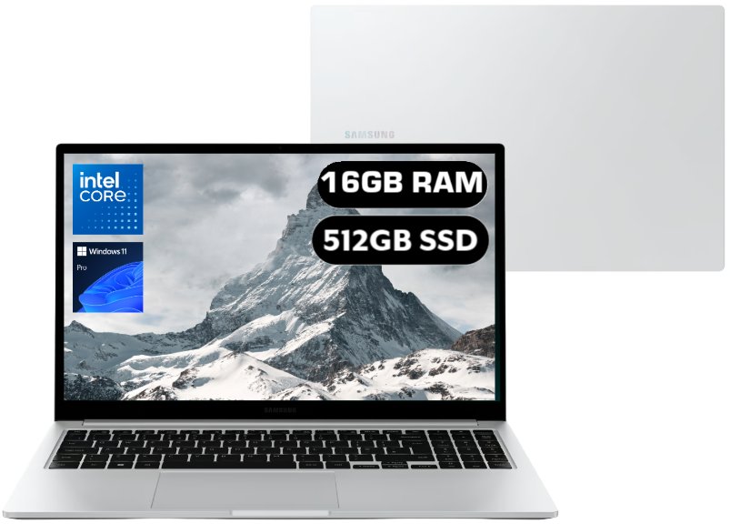 Samsung Galaxy Book 4 15,6' Core 5 120U 16/512GB W11 FHD IPS 300 NIT