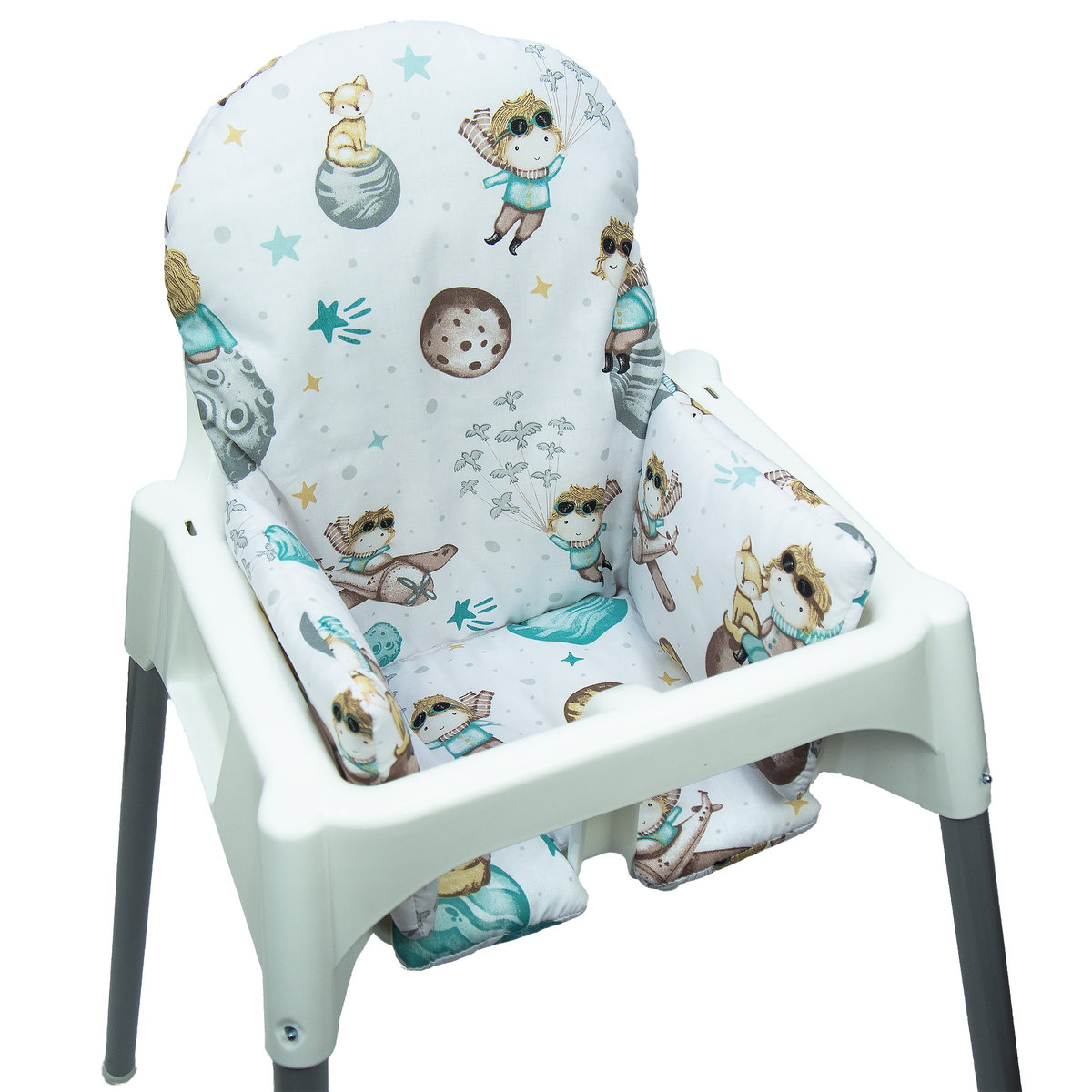 PODUSZKA DO KRZESEŁKA IKEA ANTILOP MIĘKKA BAWEŁNIANA Kerstin