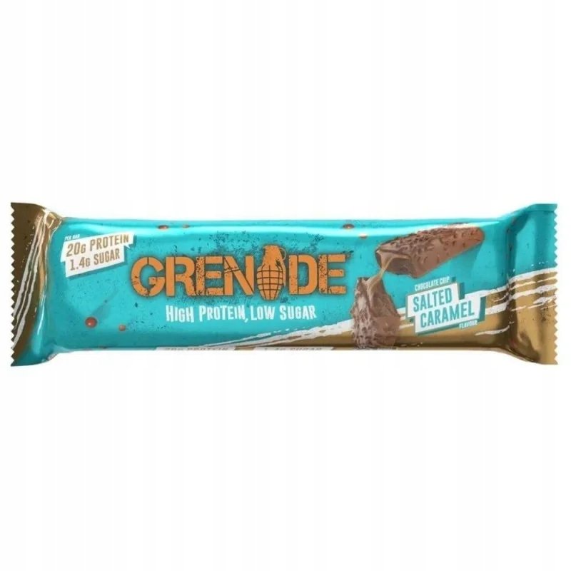 Grenade Baton Proteinowy Czekolada Solony Karmel 20 g Białka Low Sugar 60g