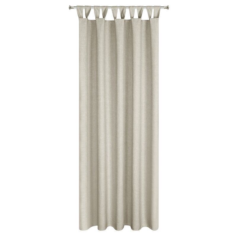 Zasłona gotowa 155x240 Garden beżowa do ogrodu wodoodporna mocowana na szelki/rzep