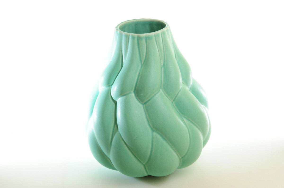 DUŻY WAZON CERAMINCZY SPLOT MIEROSZÓW ZIELONY