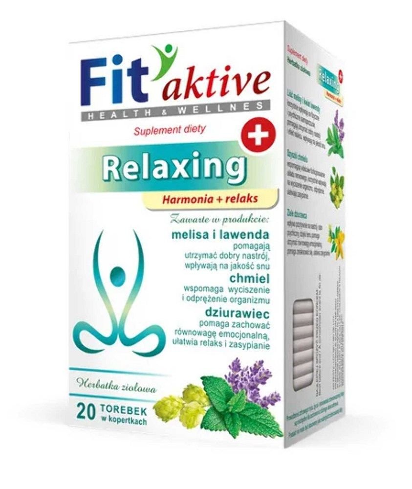 Herbata Malwa Fit Aktive Relaxing 20tb x 1,5g
