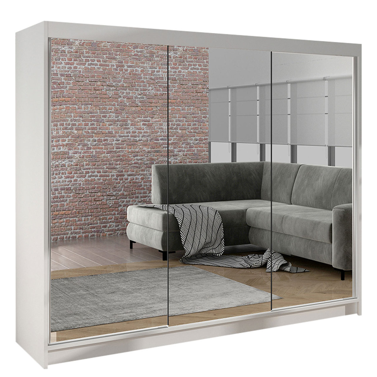 Szafa z drzwiami przesuwnymi Derby III, Biały