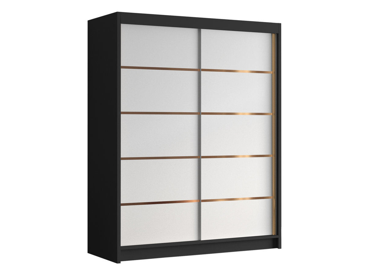 Szafa przesuwna Flavio IV 150, Czarny