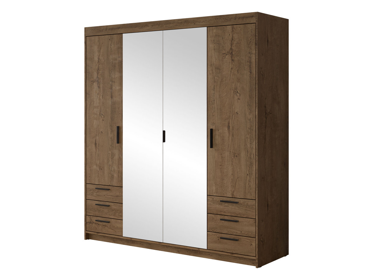 Szafa z lustrem Elena 4D6S, Dąb Sonoma