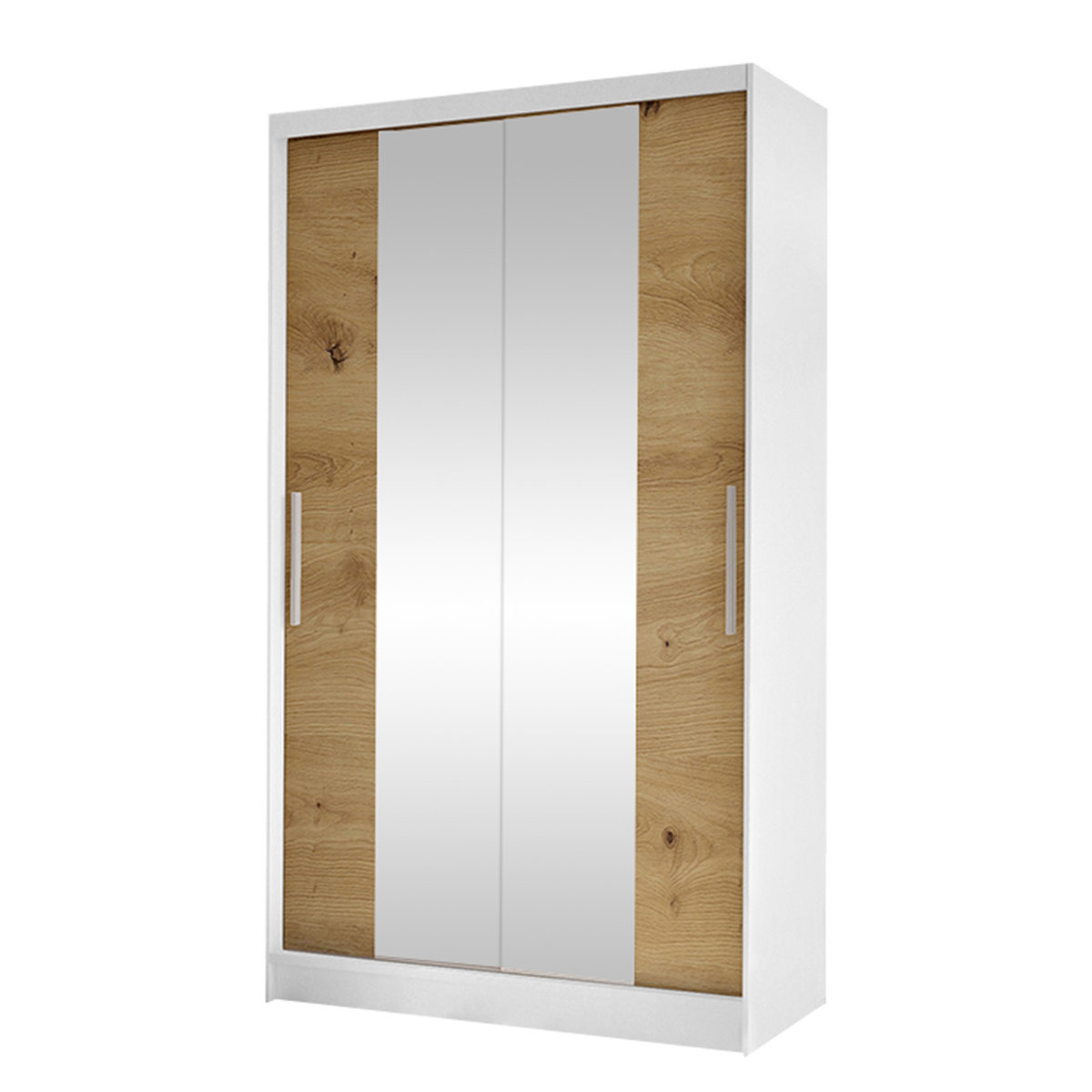 Szafa z drzwiami przesuwnymi Costa II, Biały / Dąb Artisan
