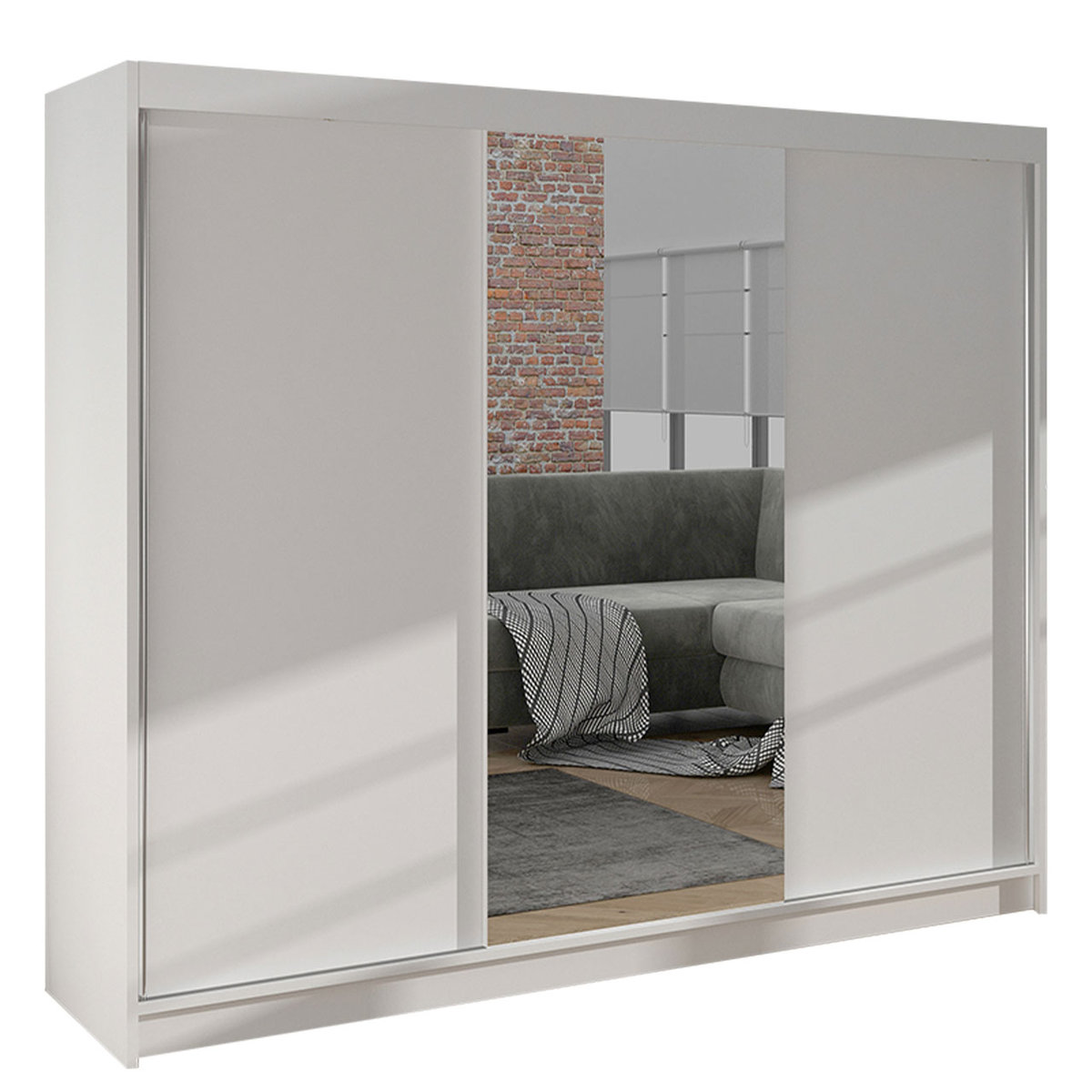 Szafa z drzwiami przesuwnymi Derby I, Biały