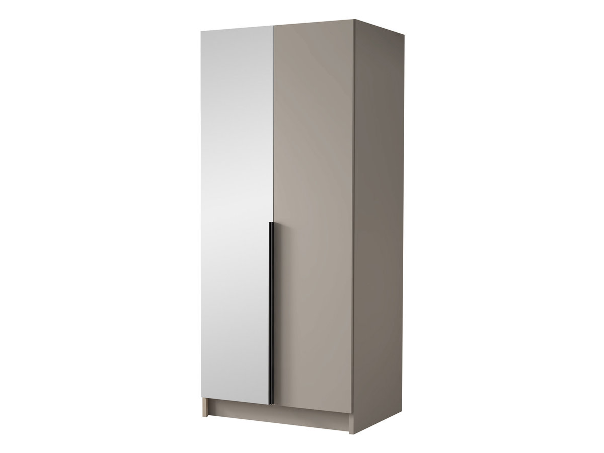 Szafa z lustrem Bono II, Kaszmir / Kaszmir + Czarny