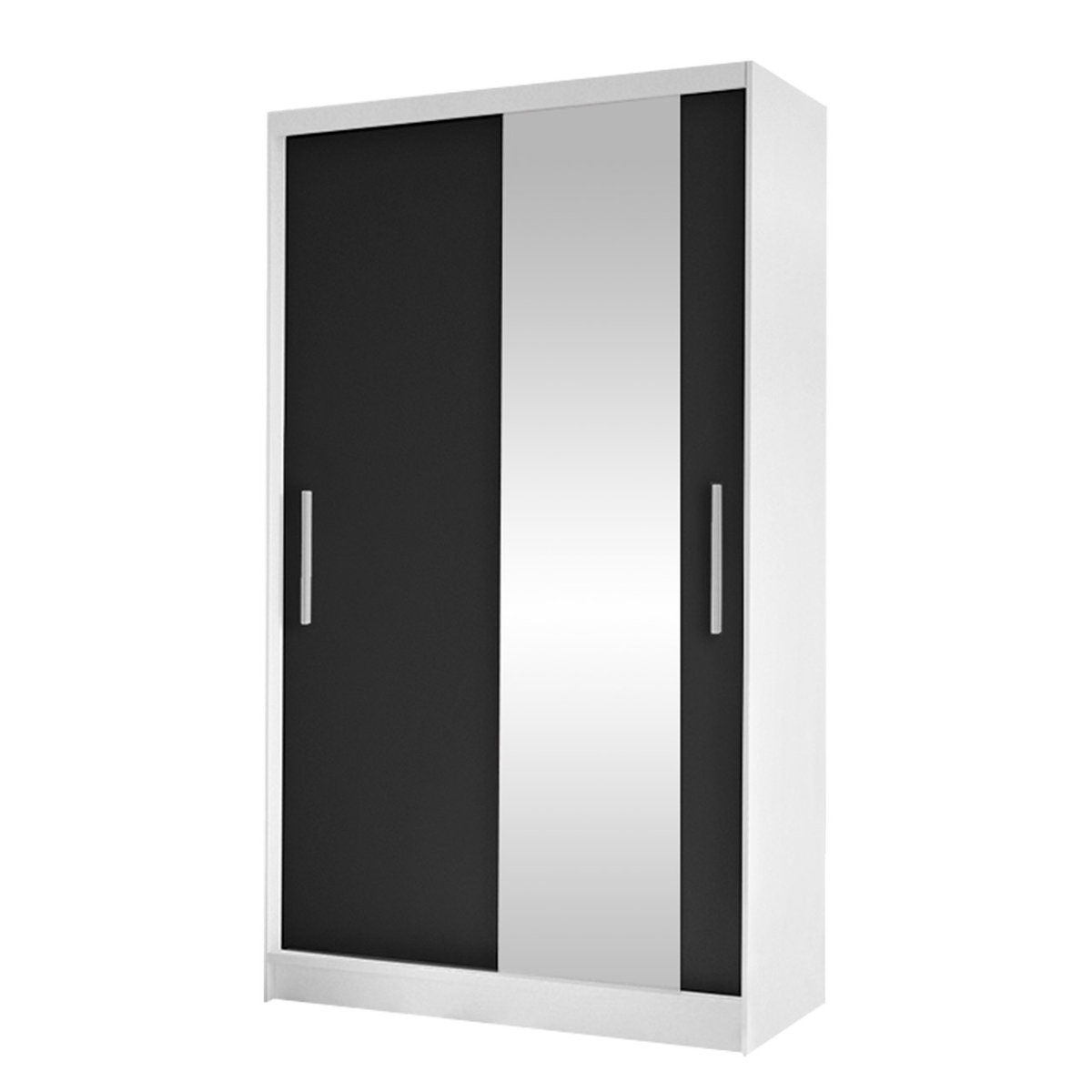 Szafa z drzwiami przesuwnymi Costa VI, Biały / Czarny