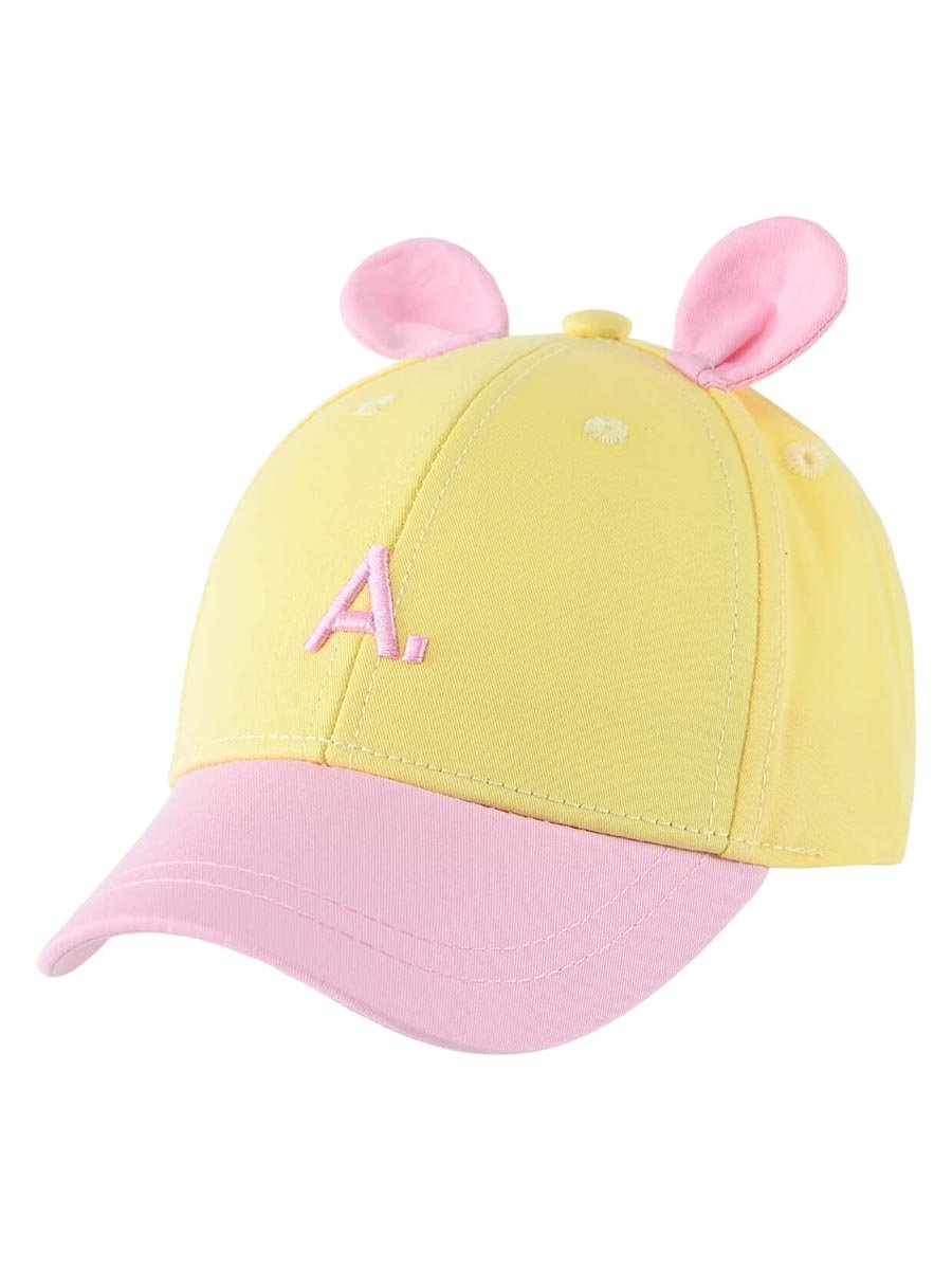 Czapka z daszkiem dziecięca, myszka, żółta, Be Snazzy r.48/50
