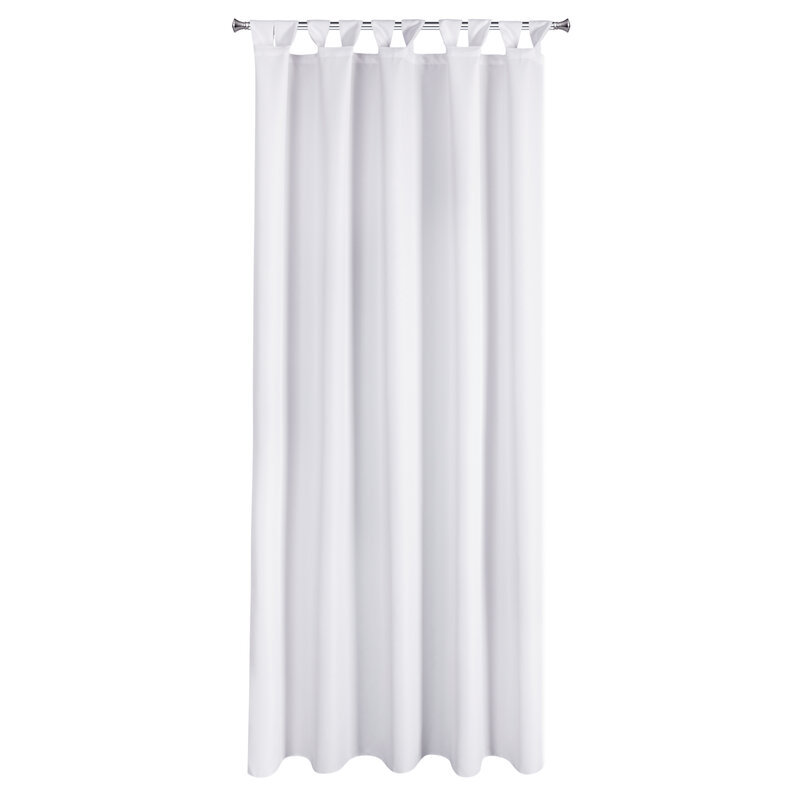 Zasłona gotowa 155x240 Garden biała do ogrodu wodoodporna mocowana na szelki/rzep