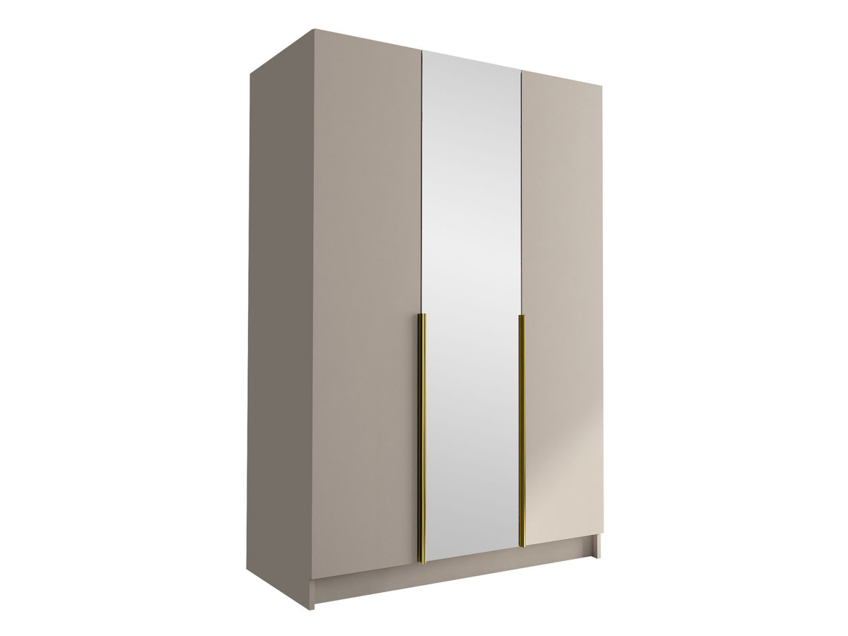 Szafa z lustrem Calia II, Kaszmir / Kaszmir + Złoty