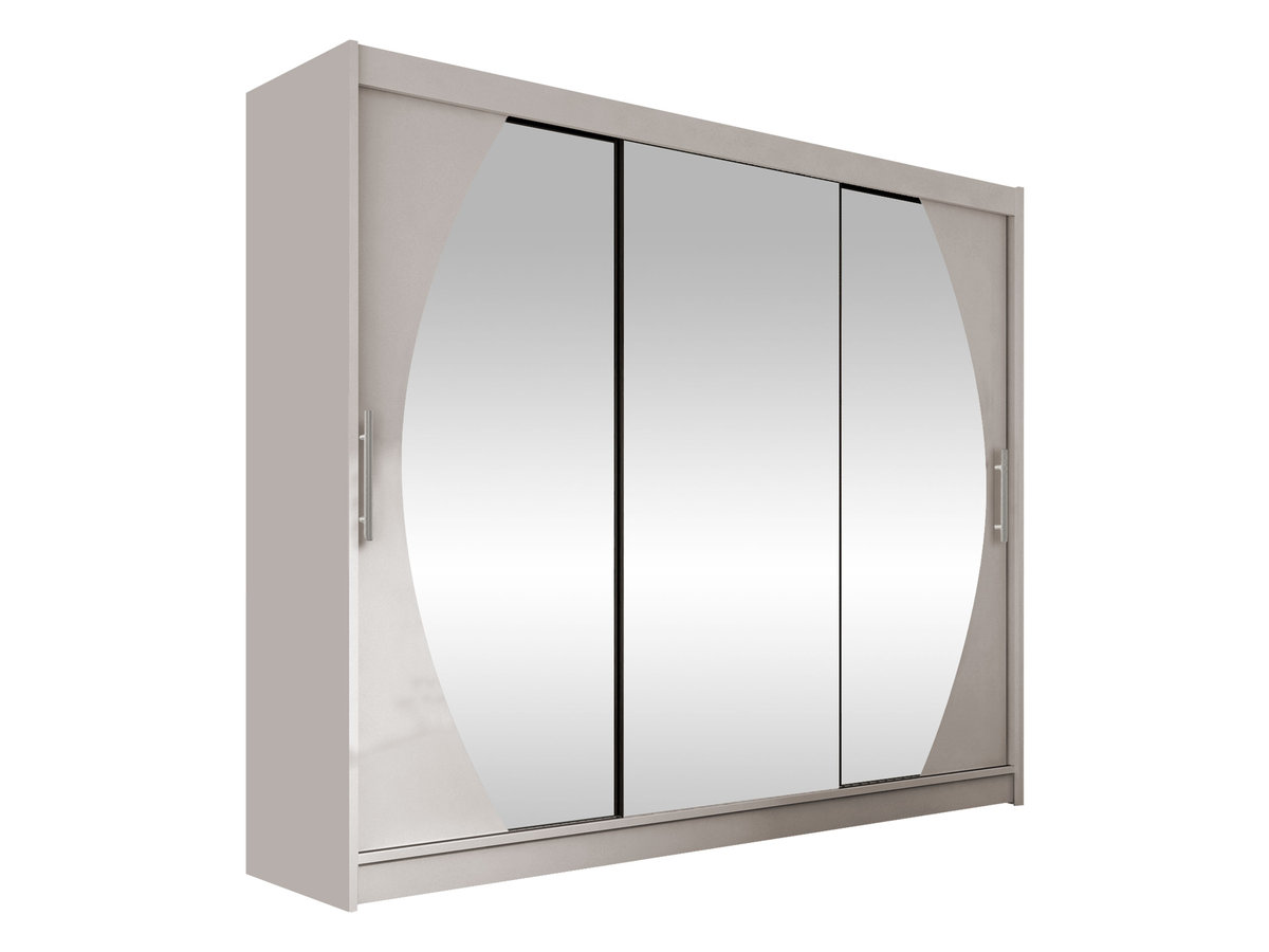Szafa z drzwiami przesuwnymi Aston V, Kaszmir / Lustro