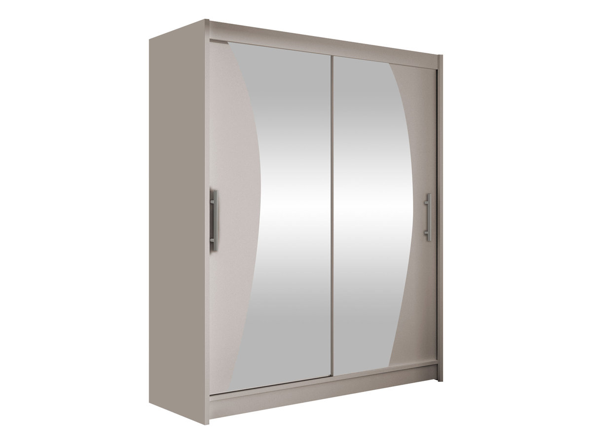 Szafa z drzwiami przesuwnymi Westa X, Kaszmir / Lustro